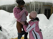 Sassy Teens Finger Fuck Each Others Slits Outdoor