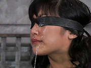 Mulatto Asian Babe Gets Her Mouth Fucked Hard In Her Room
