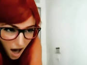 Playful Emo Girlfriend Uses Her Feet, Hands And Pussy To Please Hard Cock