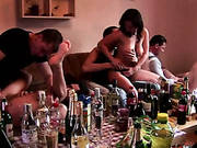 Birthday Party Ending Up With Crazy Group Sex Orgy