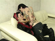 Inked Chick Got Her Pussy Tongue Fucked By Her Lesbian Chick