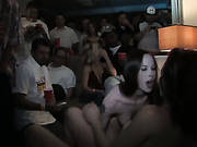 Perverted Red Haired Chick Licks And Dildo Fucks Pussy At The Party