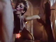 Slim Actress With Small Tits Gives Blowjob Right On The Stage