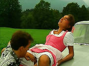Passionate Sex In Mountain Village With Beautiful Euro Teens