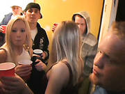 Brunette And Blonde Lesbians Decided To Make Love After College Party
