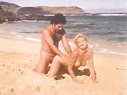 Sexy Time On The Beach With Slim And Hot Blonde Chick