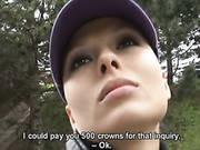 Sassy Chick In Cap Is Ready To Give Blowjob For Money