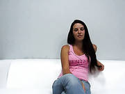 Casting Brunette Teen Blows Cock On A Pov Camera