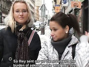 One Of Picked Up Czech Girls Agreed To Give Blowjob