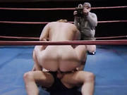 Horny Dude Pokes Sweet Looking Brunette In The Ring