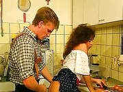 Exciting Morning Sex Of Hairy Housewife With Her Lovely Husband