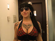 Wench With Big Silicon Juggs Works With Her Mouth Like A Vacuum Cleaner