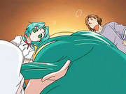 Big Eyes Anime Girl Makes His Cock Cum