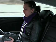 Nikky Gets Fucked Inside A Taxi Cab And Receives A Creamy Douche Of Sperm