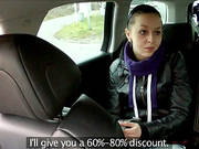 Hot Brunette Nikky Sucks And Fucks A Cab Driver In The Backseat