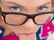 Book Nerd Katerina Kay Gets Fucked Before Her Glasses Gets Covered In Sperm