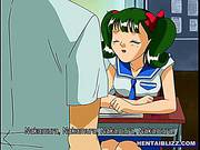 Schoolgirl Hentai Self Masturbating And Dildoing Her Wetpussy