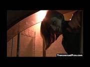 Tranny Prostitute Getting An Ass Full Of Cock