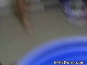 Gay College Guys Get Naked At Small Dorm Party