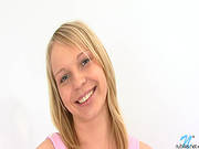 Slim Blonde Fingering Her Perfect Pussy