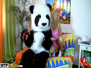 Young Blonde In Hardcore Scene