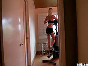 Naughty Blondie Enjoys A Long Dick