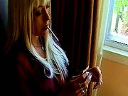 Blonde Milf Enjoys Fingering Her Twat