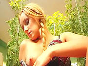 Blonde Teen Gets Stimulated Right