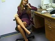Office Babe Is Horny And Eager