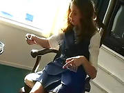 Smoking Beauty Teases In Solo