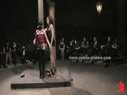 Slut Under Heavy Slapping And Fucking In Extreme Public Bondage