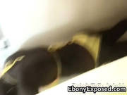 Hot Ebony Spied In Shower 1 By Ebonyexposed
