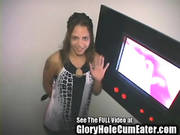 Sexy Latina Slurping Down Perverts Dicks At A Tampa Gloryhole