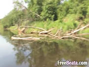 Young Couple Fucking By The Lake