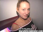 Brianna Blows Strange Gloryhole Cocks In Tampa Bay