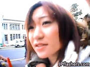Lovely Asian Doll Is A Sexy Flashing Babe On The Street 1 By Jpf
