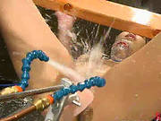Stunning Kat Gets Toyed By A Machine In Water Bondage Video