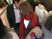 The Train Ride Back Home After School Gets This Japanese Student Horny!