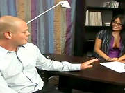 Big Tittied Mikayla Sucks A Dick And Gets Fucked In Her Office