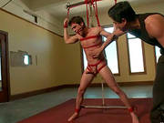 Lance Hart Is Enjoying The Pain From A Ball Bondage