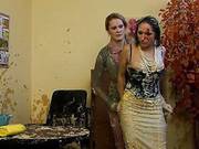 European Hot Babe Is Not Ready To Be Painted. Hot Video