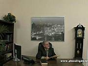 Blond Slut Fucks Old Horny Boss