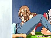Busty Hentai Gets Licked Her Wetpussy And Blowjob
