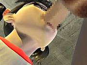 Animated Bimbo Sucks And Fucks A Big Knob