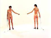 Kinky Bitches Enjoying Bdsm Caning And Spanking