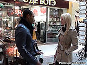 Two Horny Guy Pick Up The Girl In Cafe And Fanaluck Her In The Toilet