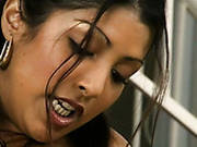 Versatile Indian Whore Kneels Down To Suck Four Strong Dicks At Once
