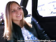 Horny Dude Persuades A Mesmerizing Blondie To Fuck In A Car