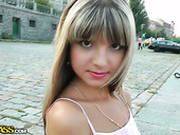Charming Russian Teen Shows Off Her Nipple