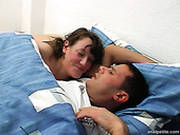 Ugly Brunette Anna Katharina Wakes Up Her Boyfriend With A Solid Blowjob